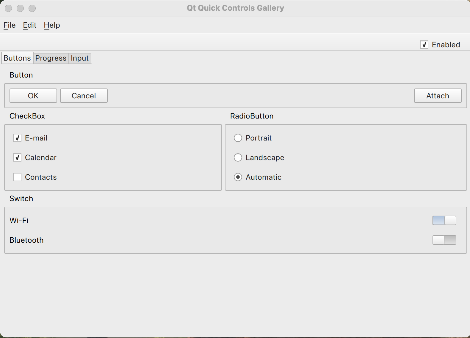 Qt Quick Controls Fusion style
